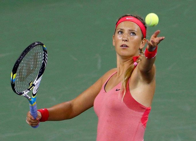 Viktoria Azarenková na tenisovém US Open 2013