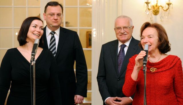 Nečasovi v Lánech