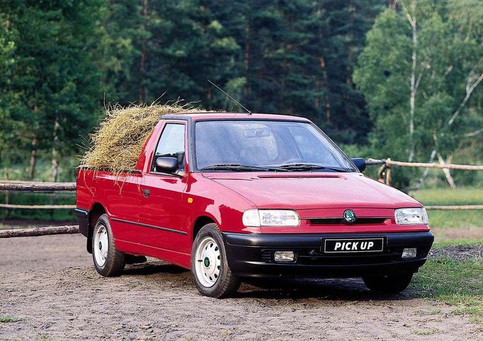 Škoda Felicia Pickup. Dodnes je tato užitková varianta oblíbená zejména u řemeslníků.