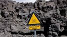 Záběr z fotoreportáže ukazující ostrov La Palma, který patří do souostroví Kanárské ostrovy, rok po erupci sopky Cumbre Vieja.