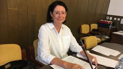 Předsedkyně mandátového a imunitního výboru Miroslava Němcová těsně před začátkem jednání o vydání poslanců