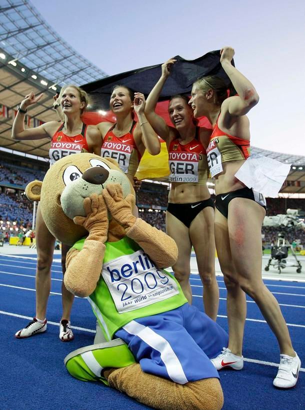 Německé sprinterky získaly bronz