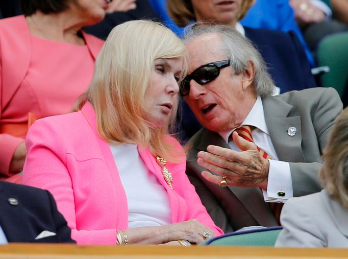 Jackie Stewart na Wimbledonu 2015