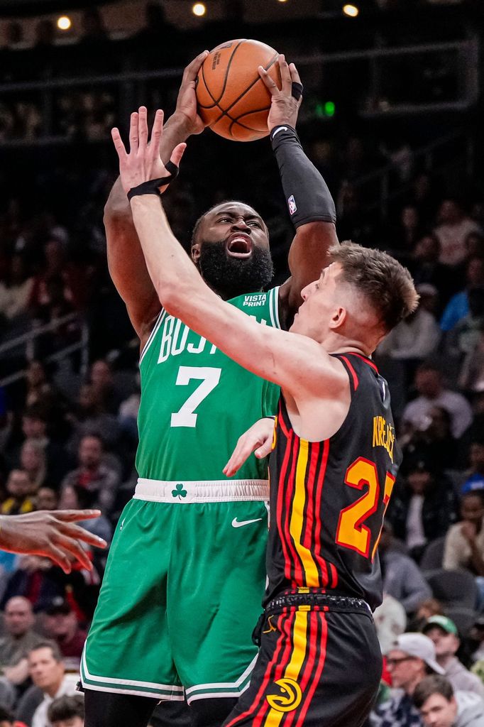 Jaylen Brown, Vít Krejčí, NBA (Boston - Atlanta)