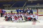 Čeští sledge hokejisté porazili Japonsko a vyhráli béčkové mistrovství světa s celkovým skóre 23:0