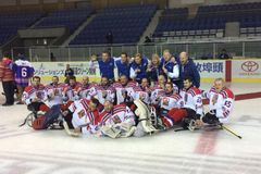 Čeští sledge hokejisté porazili Japonsko a vyhráli béčkové mistrovství světa s celkovým skóre 23:0