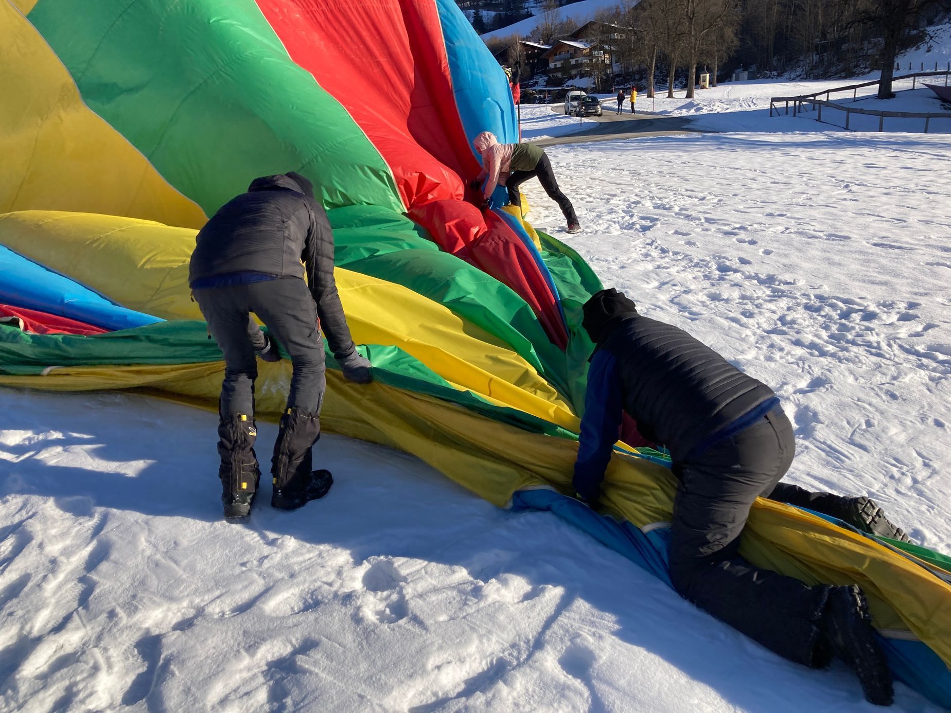 Zimní balonová fiesta Filzmoos