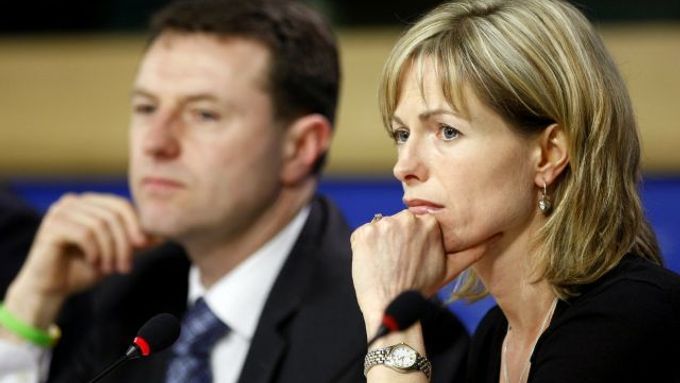 Kate McCannová se svým manželem Gerrym v Evropském parlamentu.
