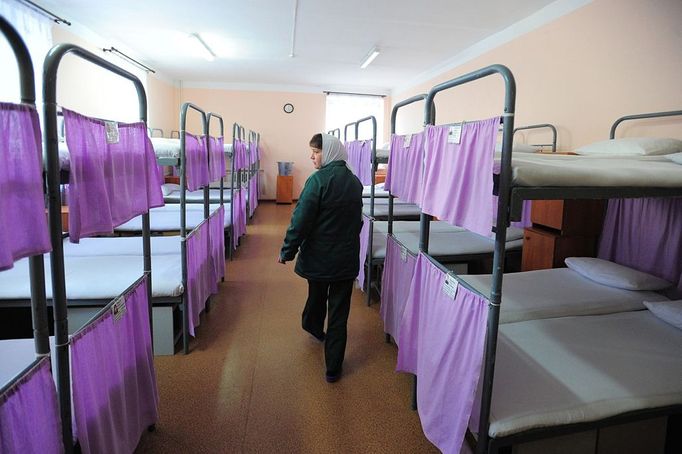 Ivanovo Region prison colony for convicted women IVANOVO REGION, RUSSIA. APRIL 25, 2012. A convicted woman in a bedroom at Women's Prison Colony No3 of the Ivanovo Region branch of the Russian Federal Service of Execution of Sentences (UFSIN).