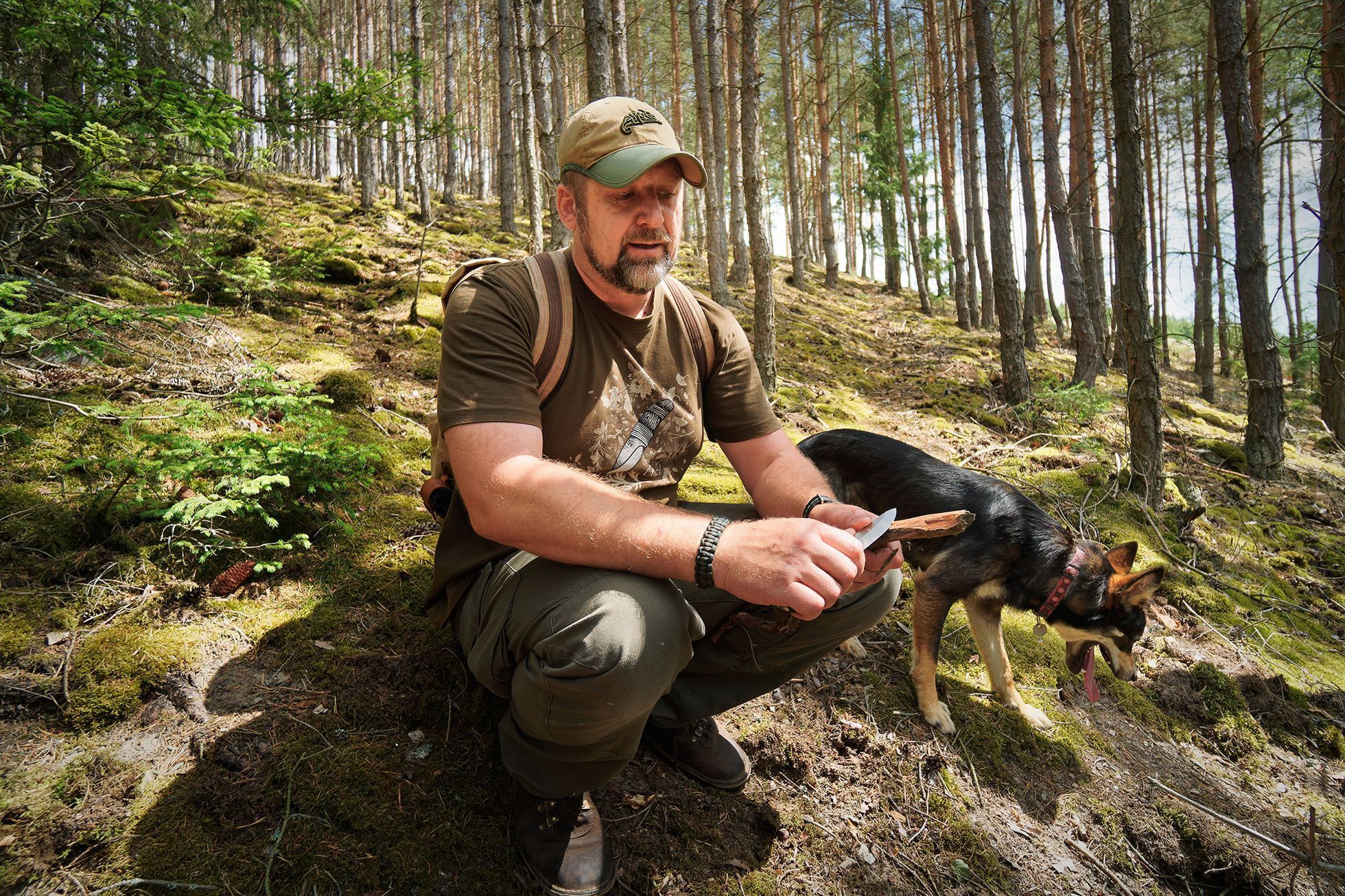 Bushcrafting, zálesáctví, pobyt v přírodě, les, bushcraft, Tomáš Krákora, kurz přežití