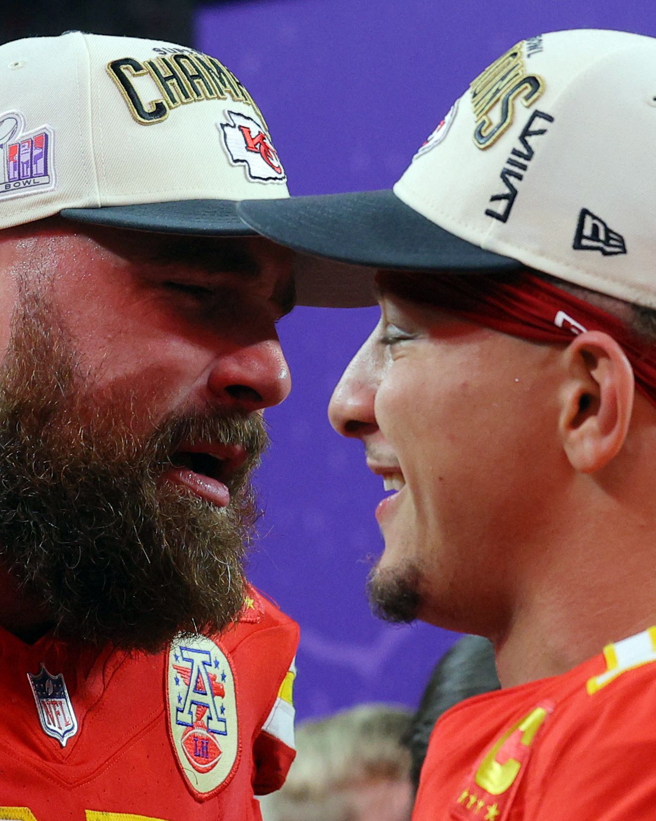 Super Bowl LVIII: Travis Kelce a Patrick Mahomes (Kansas City)