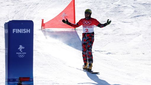 Olympijský šampion v paralelním slalomu mužů Benjamin Karl.
