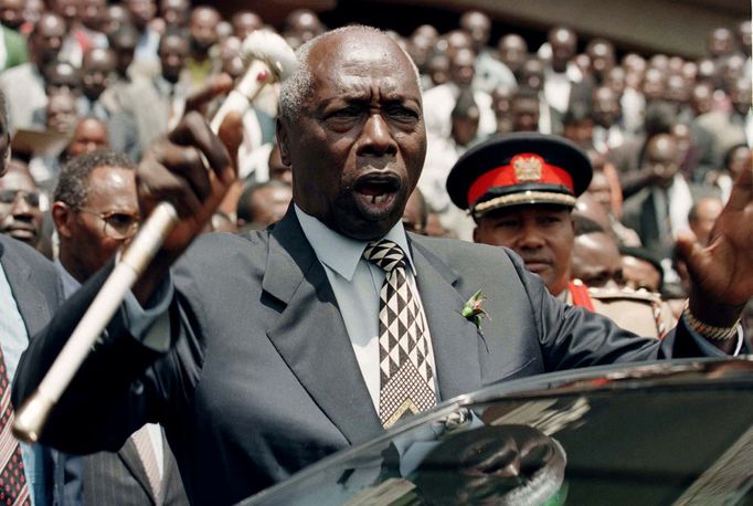 Bývalý prezident Keni Daniel Arap Moi.