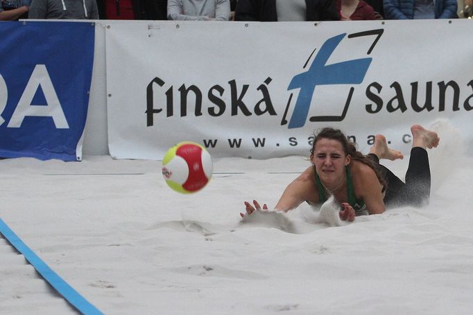 Halové mistrovství České republiky v beach volejbale 2018 v Brně.