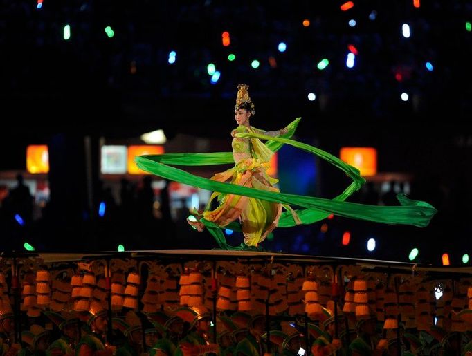 Zahajovací ceremoniál olympiády v Pekingu