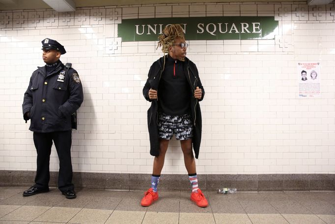 No Pants Subway Ride