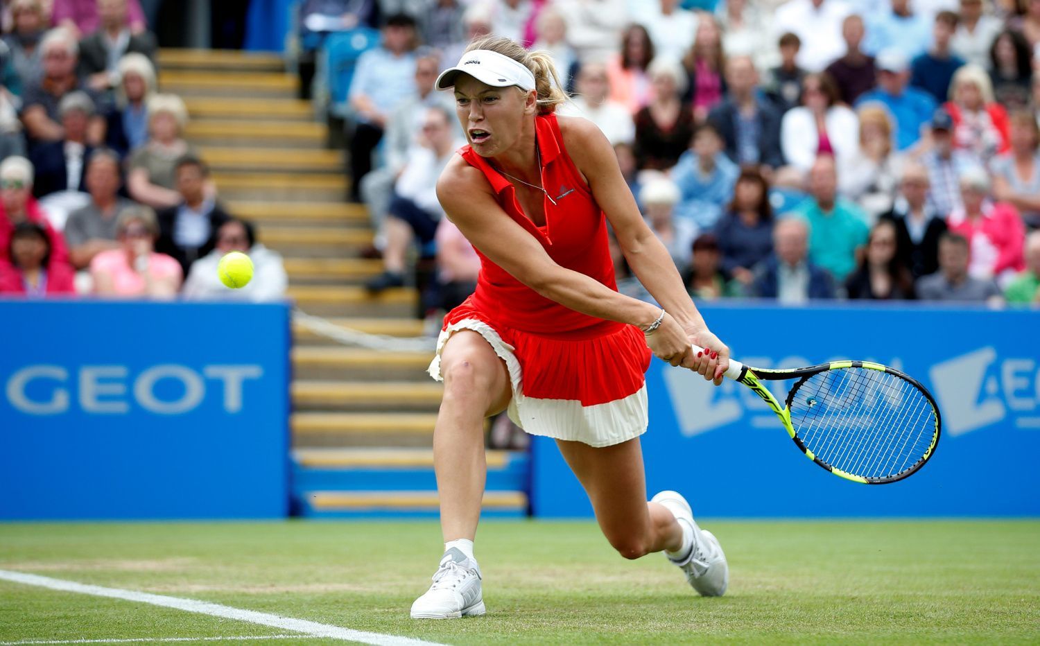 Caroline Wozniacká ve finále turnaje v Eastbourne