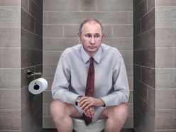 Na WC Putin