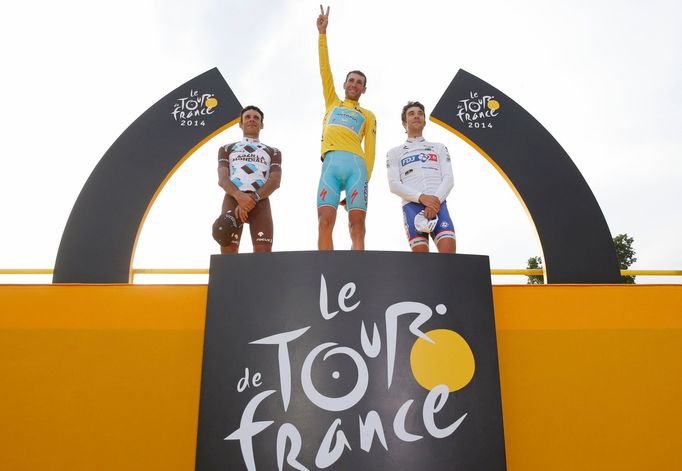 Nibali, Peraud and Pinot na pódiu Tour de France 2014