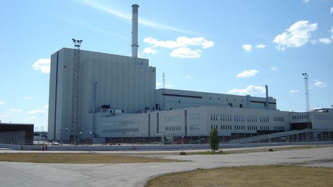 Třetí blok jaderné elektrárny Forsmark.