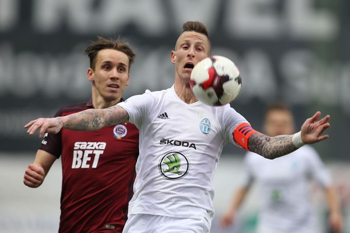 EPL, Ml.Boleslav-Sparta: Jiří Fleišman - Josef Šural