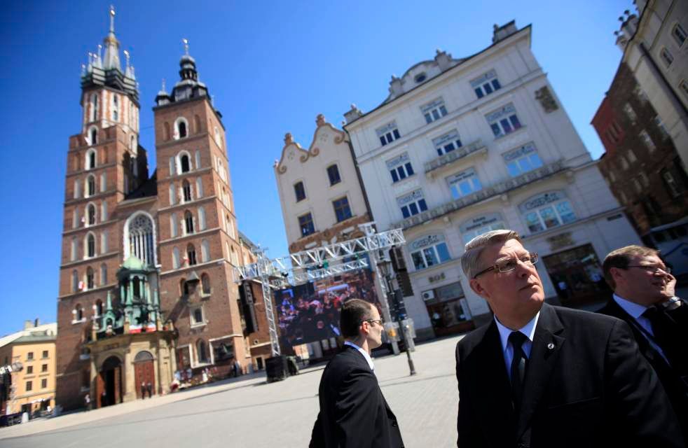 Polsko - neděle - přípravy na pohřeb