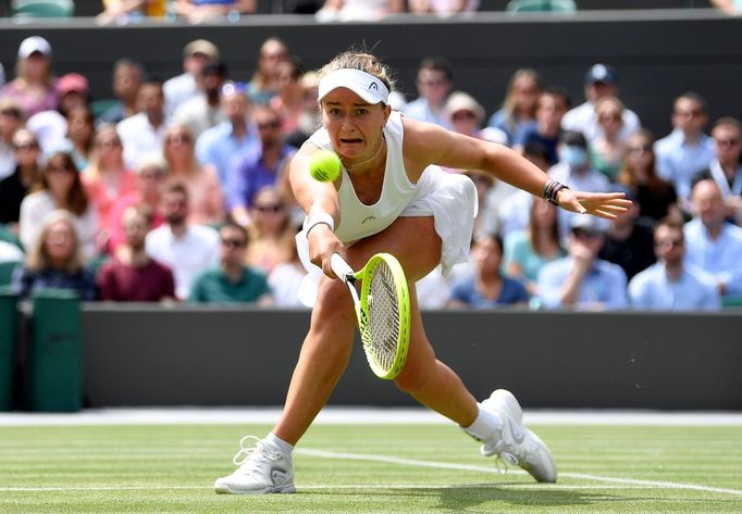 Wimbledon 2021, osmifinále (Barbora Krejčíková)