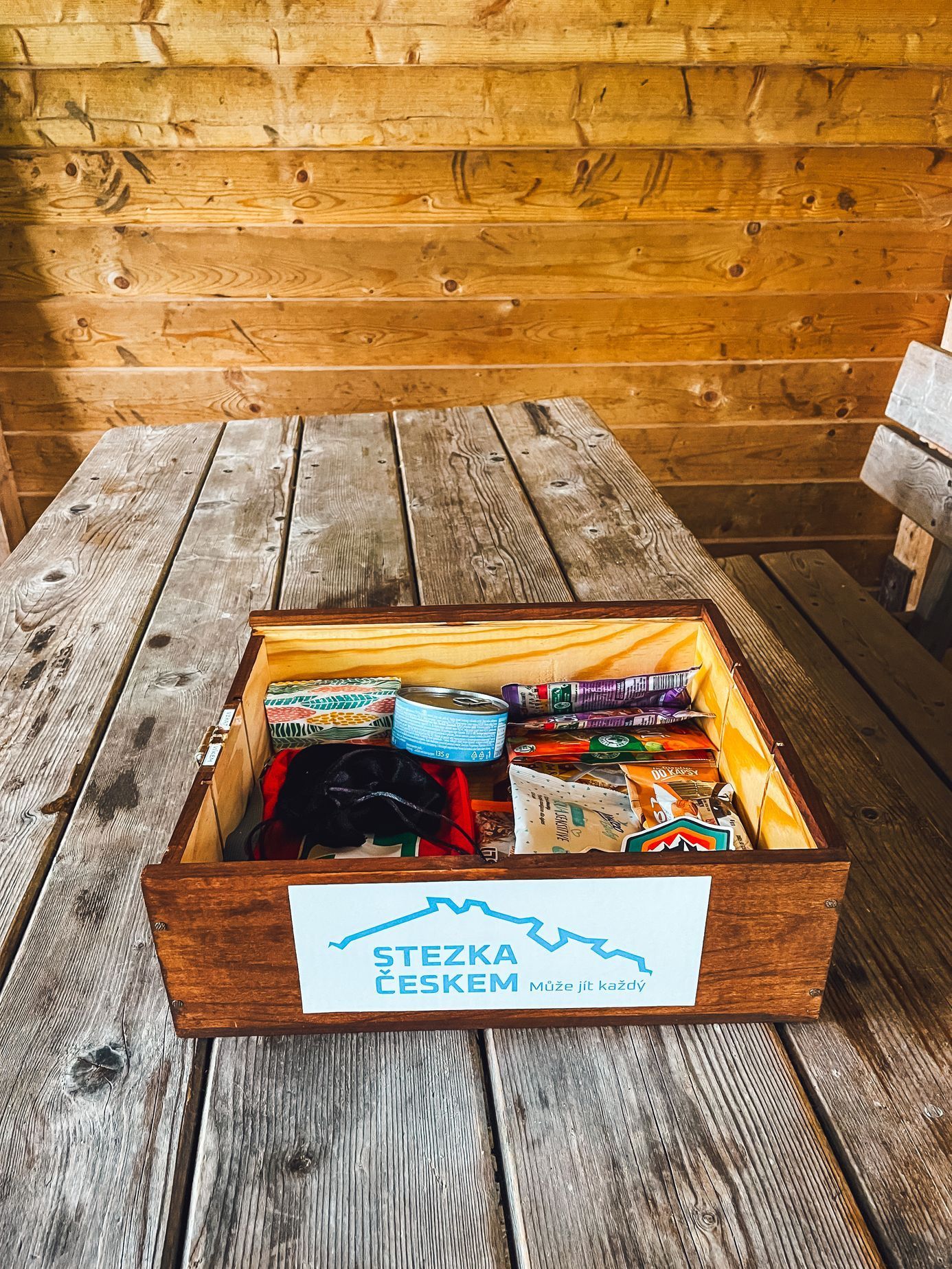 Hanka šla část Stezky Českem s malým synem v kočárku