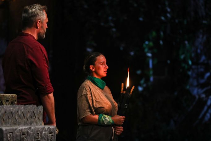 Záběr z reality show Survivor (2025).