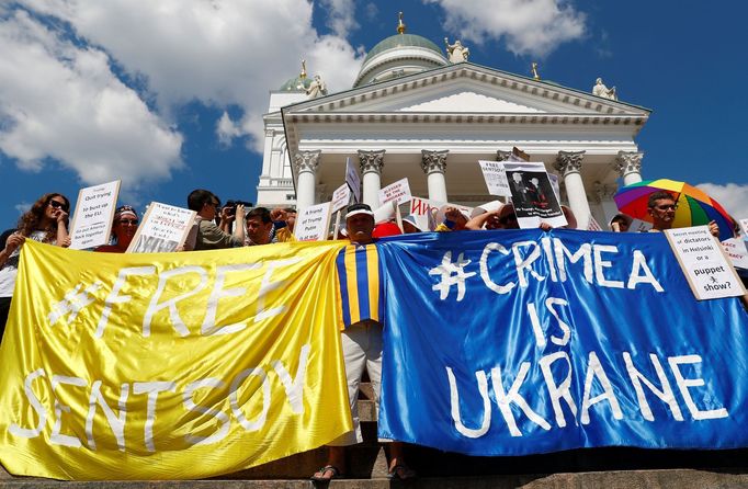 Protesty v Helsinkách