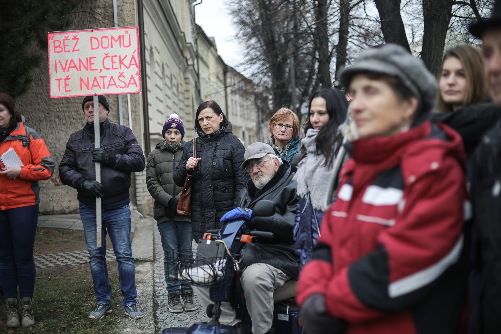 Pochod po 30. letech proti Sovětské okupaci a vojsku ve městě - Vysoké Mýto