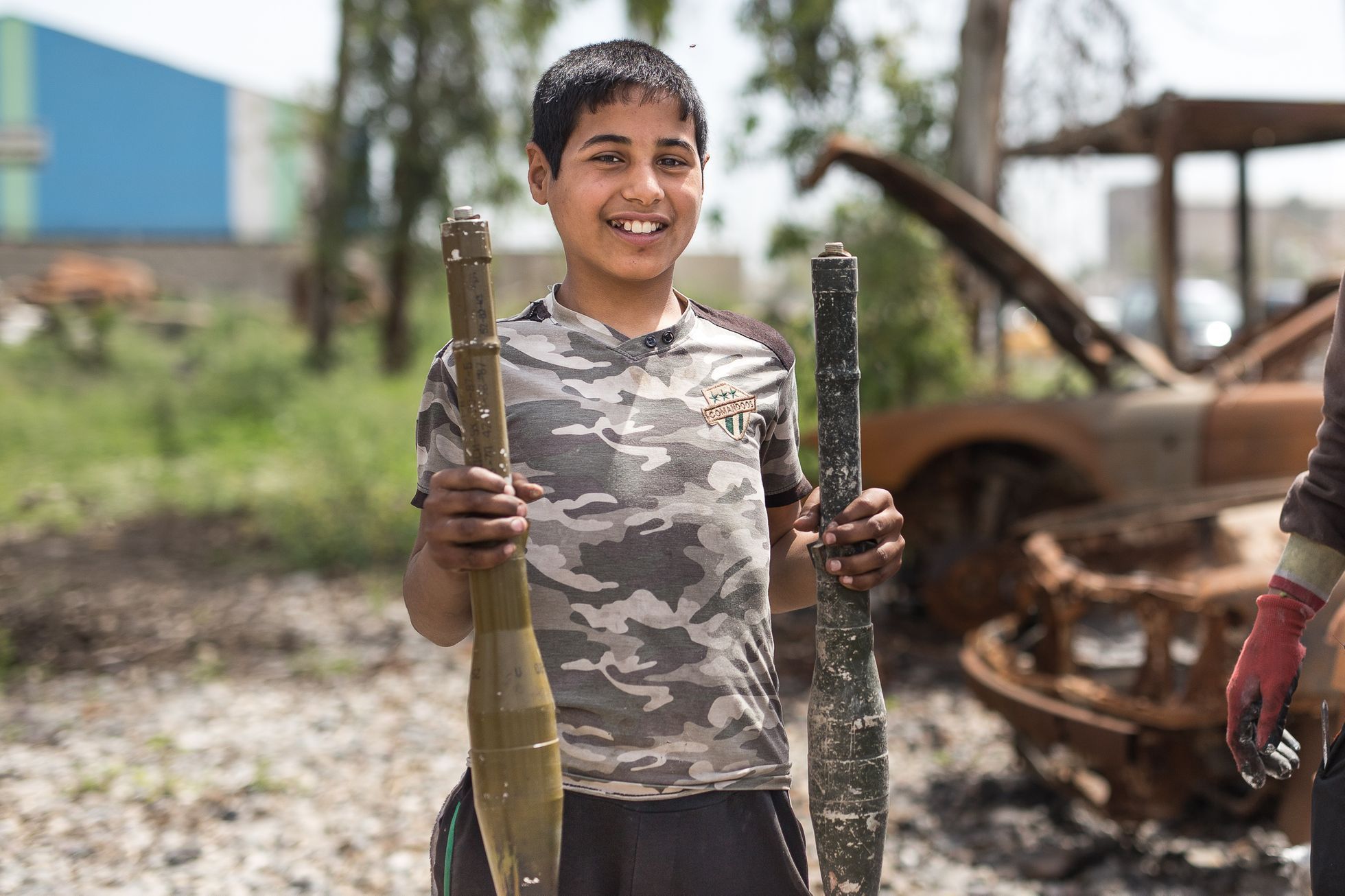Východní Mosul po osvobození iráckou armádou od Islámského státu, Irák.