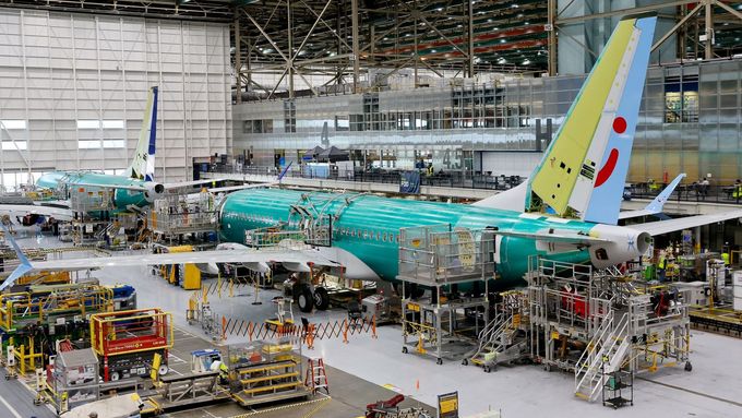 Největší objednávka v historii Korean Air v podobě 103 letadel za v přepočtu bilion korun zahrnuje modely Boeing 787, 777 a 737 (na snímku z výroby v továrně v Rentonu).