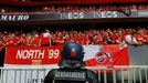 Soccer Football - Europa Conference League - Group D - OGC Nice v Cologne - Allianz Riviera, Nice, France - September 8, 2022 Police force take position in front of fans