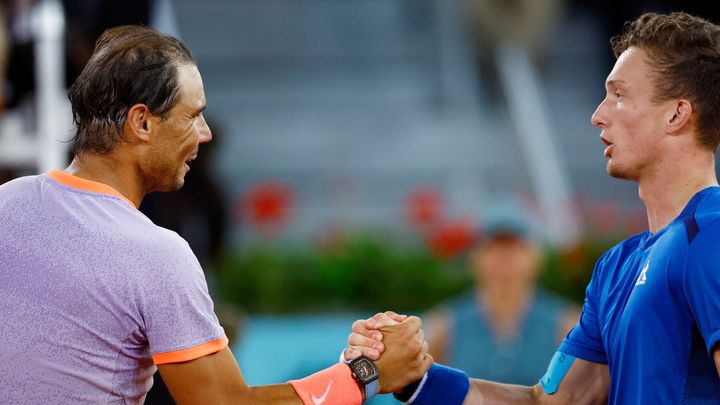 "Žebrat u Nadala o tričko? To je mi cizí." Lehečka zastrašuje hvězdy už v tréninku; Zdroj foto: Reuters