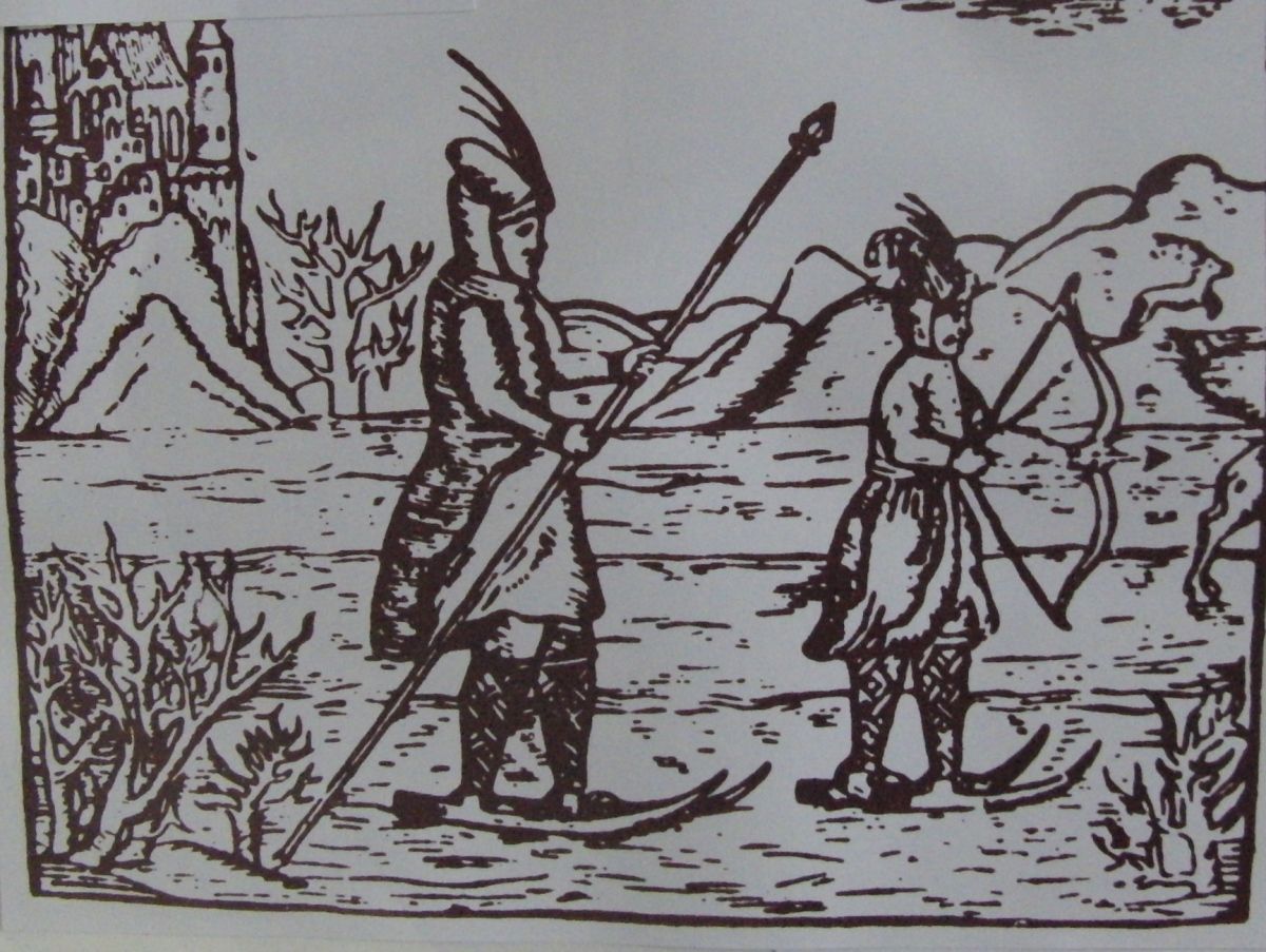 Historie lyžování - polští lovci na lyžích, 1578