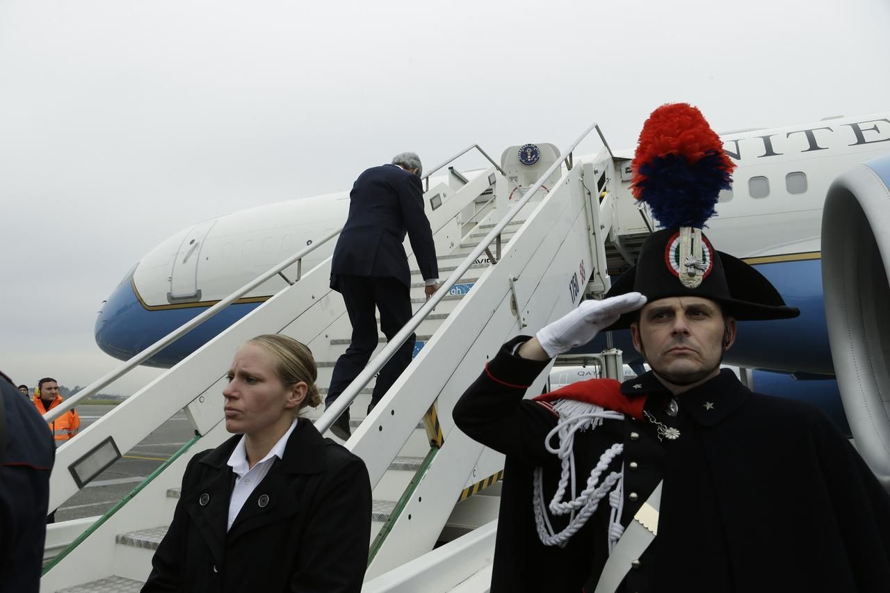 John Kerry na cestě po Evropě - Řím