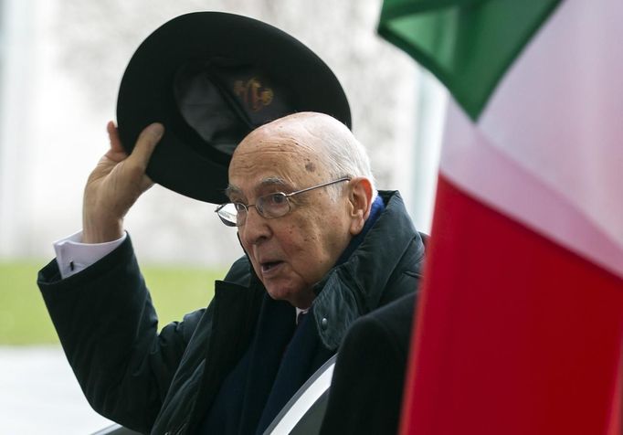 Italský prezident Giorgio Napolitano.