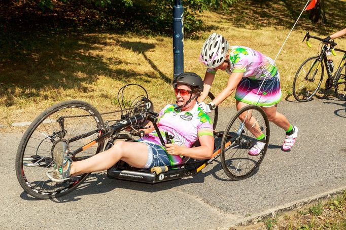 Cyklo Handy Maraton 2018, úvodní časovka na Petřín