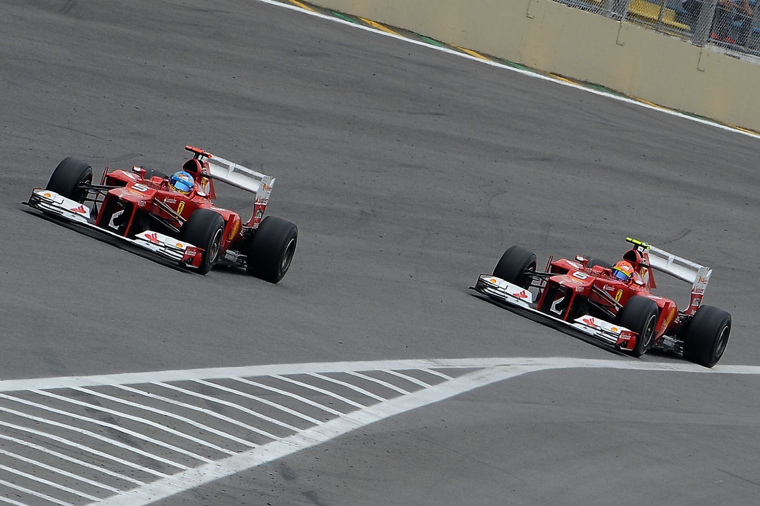 Fernando Alonso a Felipe Massa, Ferrari