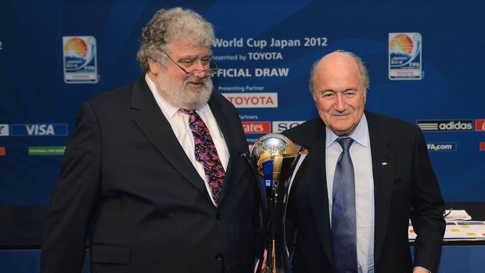 Chuck Blazer a Sepp Blatter.