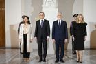 Prezidenti Visegrádské čtyřky na Hradě hledali možnosti spolupráce
