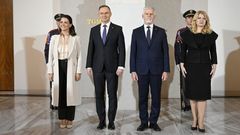 Katalin Nováková, politička, prezidentka, Andrzej Duda, Petr Pavel, politik, prezident, Zuzana Čaputová
