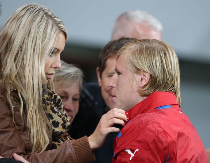 František Rajtoral během utkání Ruska s Českou republikou v základní skupině Eura 2012.