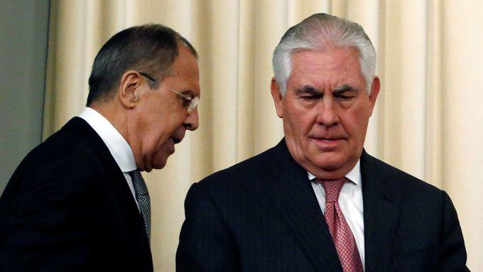 Lavrov a Tillerson v Moskvě.