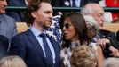 Finále Wimbledonu 2019: Tom Hiddleston