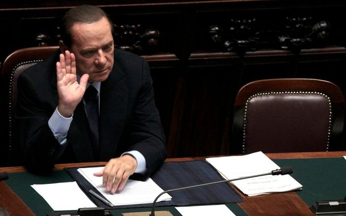 Protest proti Berlusconimu