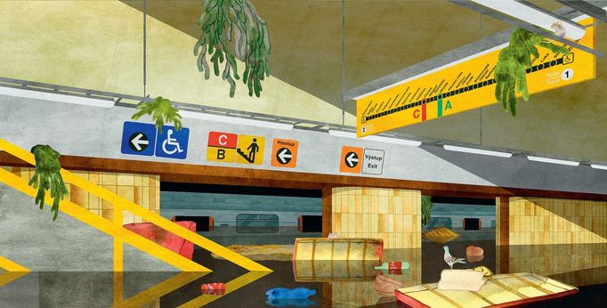 Ilustrace z knihy To je metro, čéče!