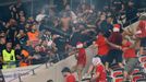 Soccer Football - Europa Conference League - Group D - OGC Nice v Cologne - Allianz Riviera, Nice, France - September 8, 2022 Fans clash before the match REUTERS/Eric Gai