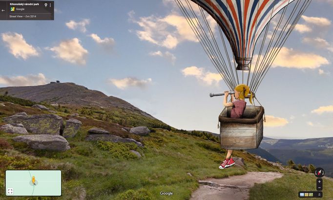 Mezi unikátní sbírky ilustrované kreslířkou Eliškou Podzimkovou se řadí také Krkonošský národní park.